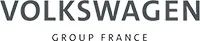 Voici le logo de la marque VOLKSWAGEN GROUP FRANCE qui représente son identité graphique.