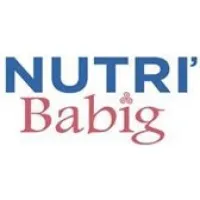Voici le logo de la marque NUTRI'BABIG qui représente son identité graphique.